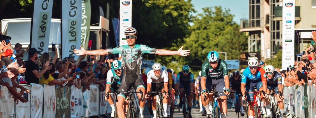 Sensation in Galanta: Breakaway with Erik Fetter beats the peloton