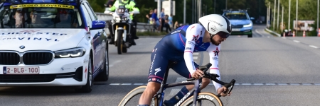 Quick-Step dominated in Bratislava, prologue was won by Ethan Vernon ahead of Cerný and Morkov