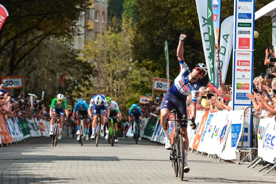 Soudal - Quick-Step bol úspešný aj v Púchove, poslednú etapu vyhral Kasper Asgreen